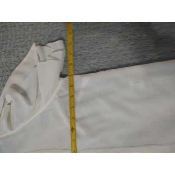 Veronica Beard  Silk Side Bow Tie Ruffled Cream Blouse Size 2 - Picture 6 of 8